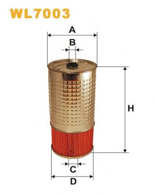 WIX FILTERS wl7003 -  Фильтр масляный двигателя